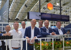 Not the whole team, but still a big team at the booth of Bosman Van Zaal